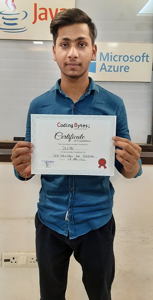 Coding Bytes student certificate