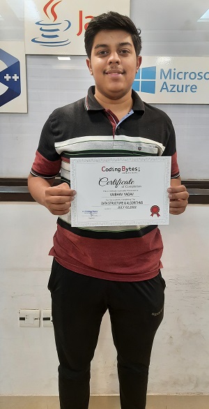 Coding Bytes student certificate