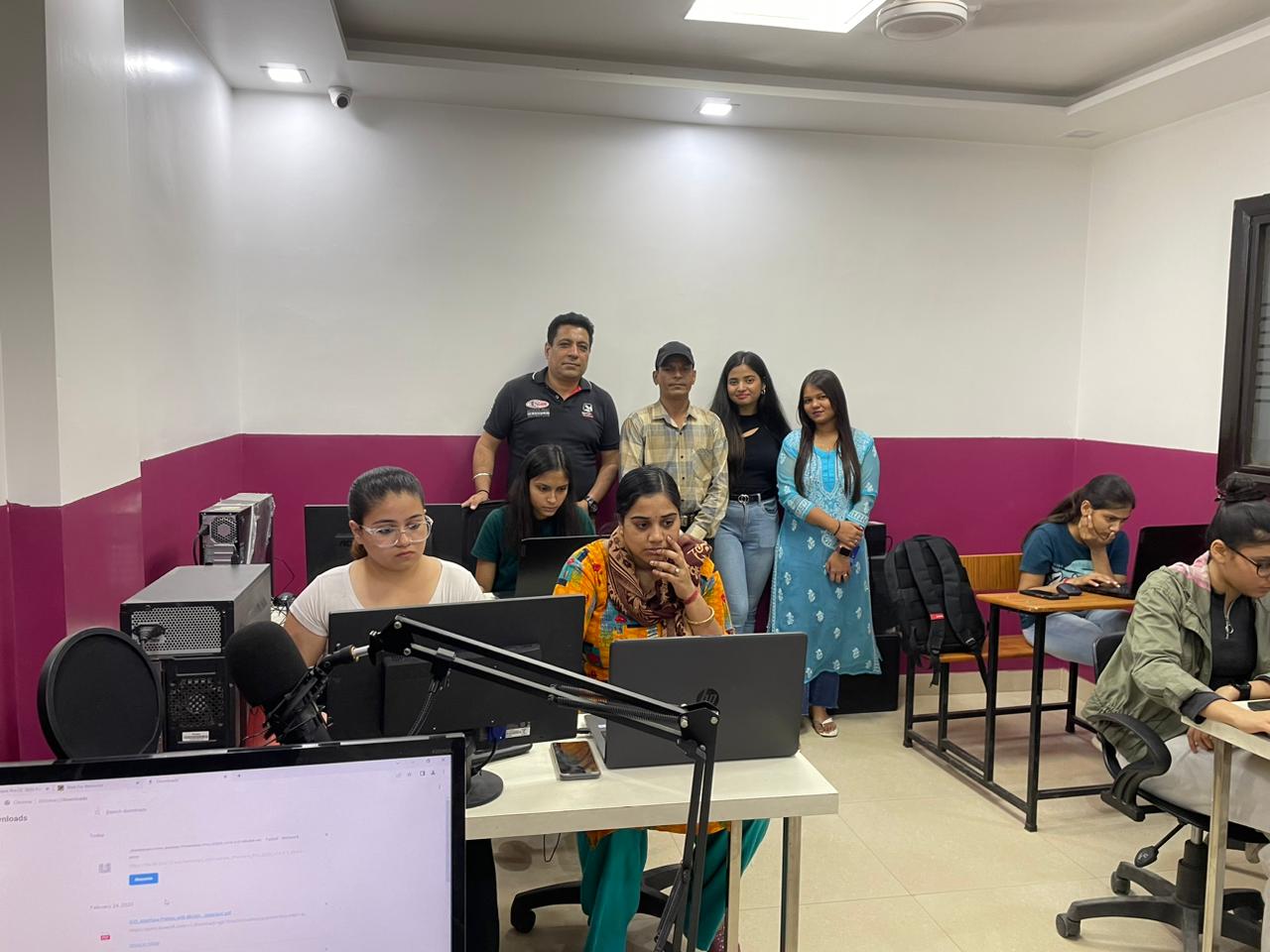 Practical work in the computer lab